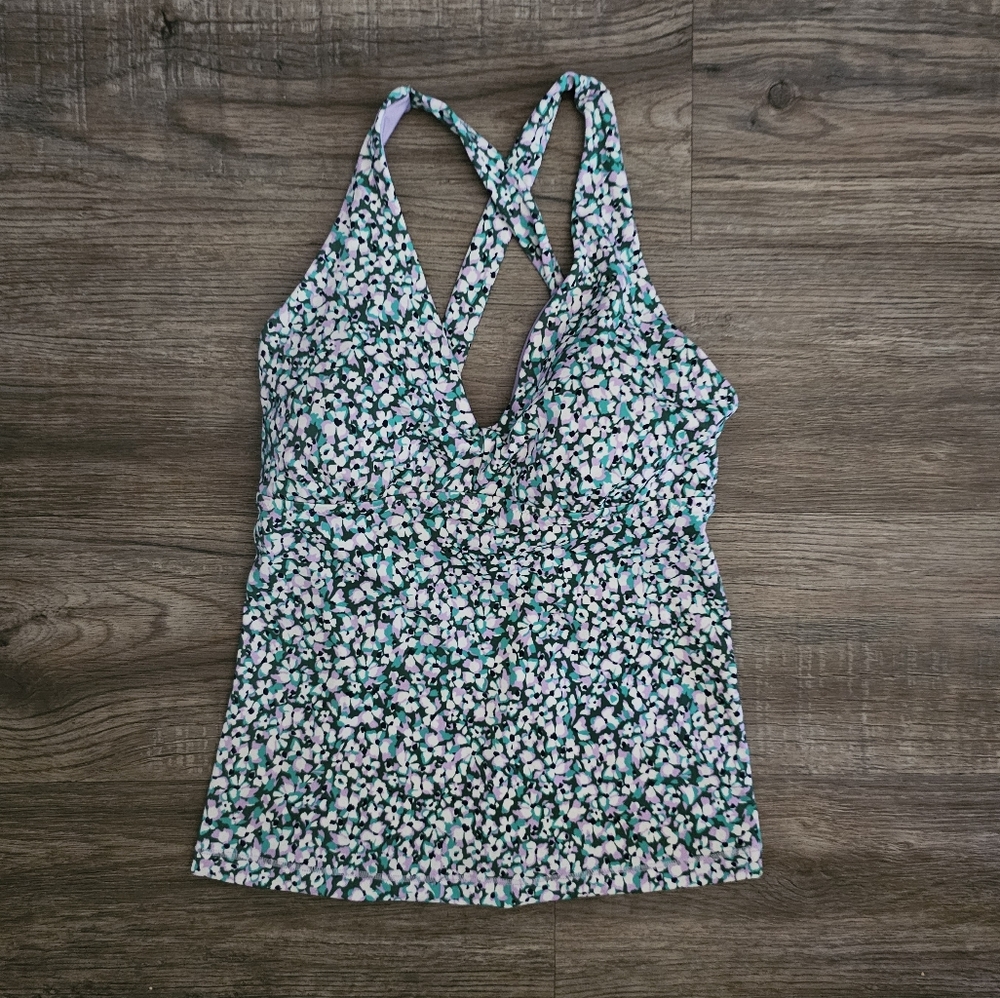 BOGO NWT Athleta Plunge Tankini Top D-DD - Picture 1 of 9